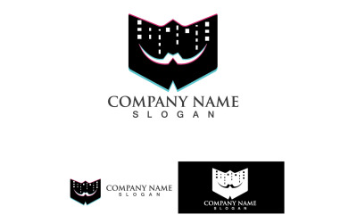 Maska Logo I Symbol Szablon Projektu Wektorowego 7
