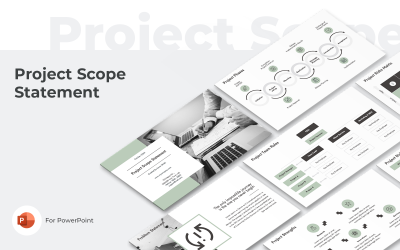 Project Scope Statement Sjablonen PowerPoint presentatie
