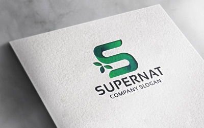 Logotipo de la letra S de Super Nature