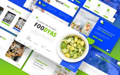 Plantilla de diapositivas de Google para presentación de Foodays