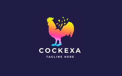 Rooster Pixel Professional Logo Template