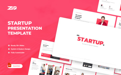 Startup - шаблон презентації керуючої компанії PowerPoint