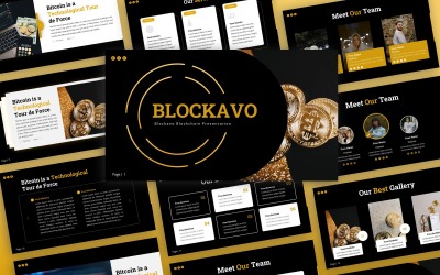 Blockavo - Blockchain Multipurpose PowerPoint šablona
