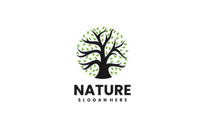 Natur-einfaches Maskottchen-Logo-Design
