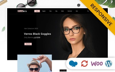 Blinkers - Smart Eye Glasses WooCommerce Reszponzív téma