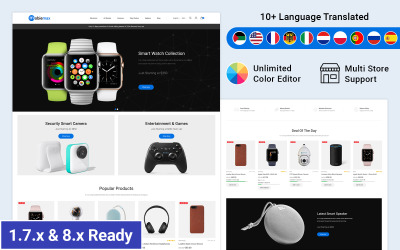 Mobiemax - Mobil, Gadgets ve Elektronik Mağazası PrestaShop Duyarlı Teması