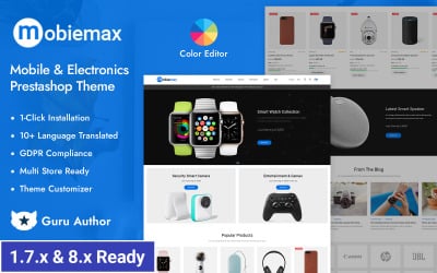 Mobiemax - Responsywny motyw PrestaShop dla urządzeń mobilnych, gadżetów i elektroniki