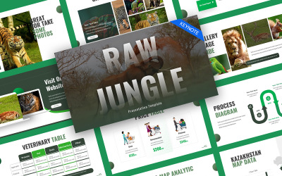 RawJungle Animal Keynote Template