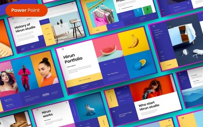 Hirun – Modelo de PowerPoint de Negócios