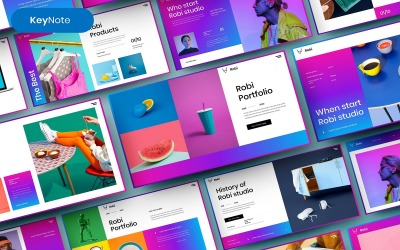 Robi — biznesowy szablon Keynote