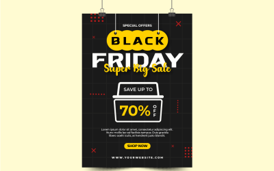 Black Friday Sale Design Templates Set V10