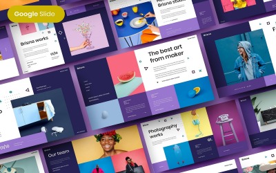 Брісна - бізнес-шаблон слайдів Google