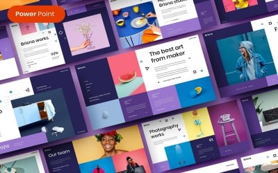 Brisna – Бизнес Шаблоны презентаций PowerPoint