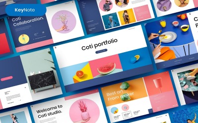Coti – Business Keynote sablon