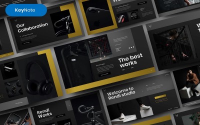 Rendi — szablon biznesowy Keynote