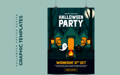 Halloween Design Templates Set V31
