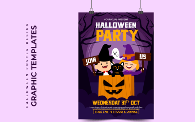 Halloween-Designvorlagen-Set V36