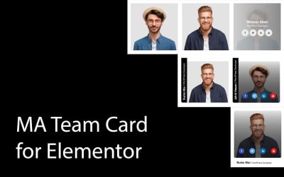 MA Team Card för Elementor - WordPress Plugin