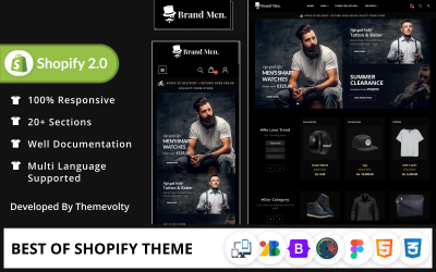 Marka Mega Fashion-Style Tkaniny-Buty Shopify 2.0 Premium Responsive Theme