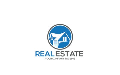 Modern Minimal Real Estate Logo Template