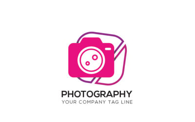 Шаблон логотипу сучасної фотографії
