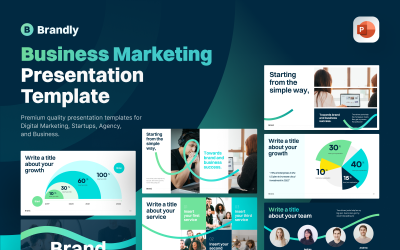 Brandly - Modello di presentazione PowerPoint di marketing aziendale