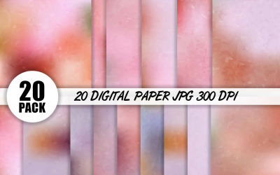 20 Pack Tekstury Cyfrowe Tło Papieru