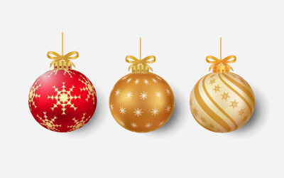 Set di palline di Natale Set di palline decorative