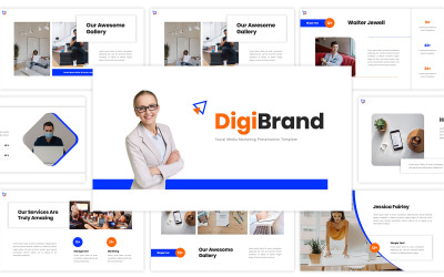 DigiBrand - 社交媒体营销 PowerPoint