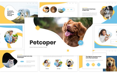 Petcoper — opieka nad zwierzętami i weterynaryjne PowerPoint