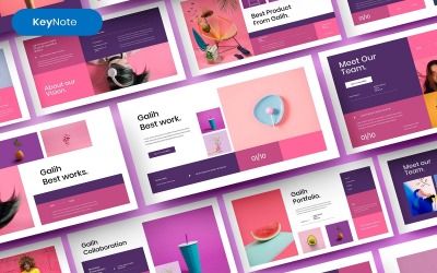 Galih — Шаблон бизнес-презентации