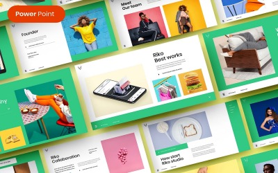 Riko – Бізнес шаблон PowerPoint