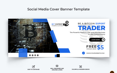 CryptoCurrency Facebook Cover Banner Design-33
