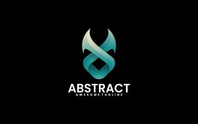 Abstrakcyjny gradient Logo Design 7