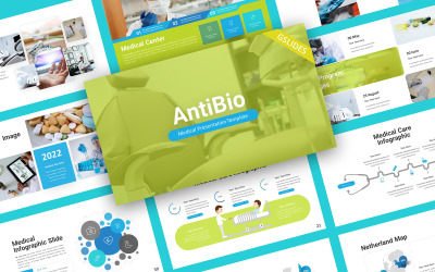 AntiBio Modern Medical Google Slides Template