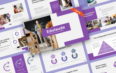 Edulaude Modern Education PowerPoint Templat