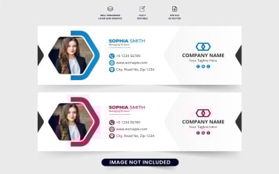 Design del modello di firma e-mail minimo