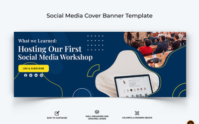 Social Media Workshop Facebook Cover Banner Design-18