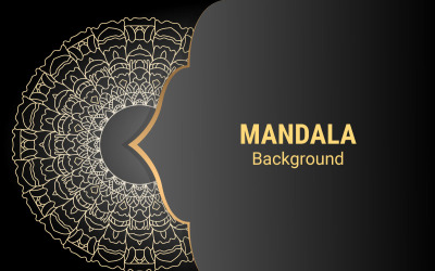 Creative luxury decorative mandala background template