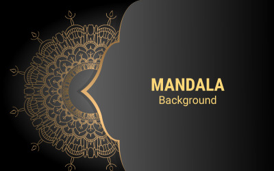 Ramadan stílusú dekoratív mandala tervezés