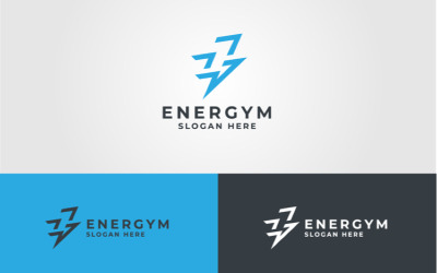 Szablon logo energii elektrycznej
