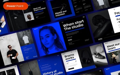 Brams – PowerPoint-mall för företag