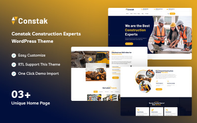 Constak - Byggexperter WordPress-tema