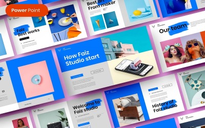 Faiz - Modello di PowerPoint aziendale