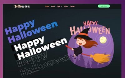 Jelloween - тема WordPress для вечірки на Хелловін