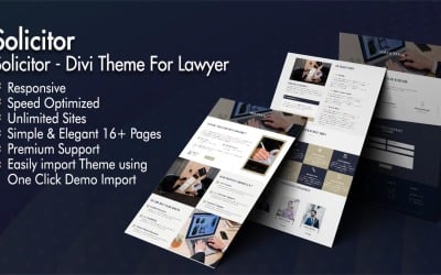 Solicitor - Тема Divi WordPress для юриста