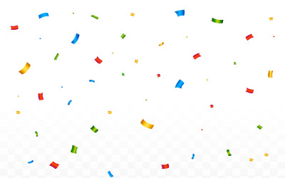 Enkla konfetti vektor festelement