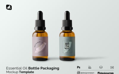 Essential Oil Packaging Mockup