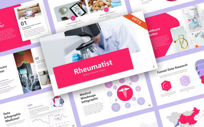 Revmatik Creative Medical PowerPoint šablony