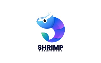 Karides Gradyan Logo Şablonu 1